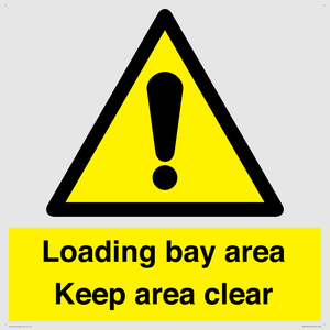 WV12435: Loading bay area Keep area clear