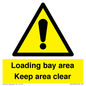 WV12435: Loading bay area Keep area clear