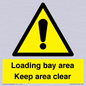 WV12435: Loading bay area Keep area clear