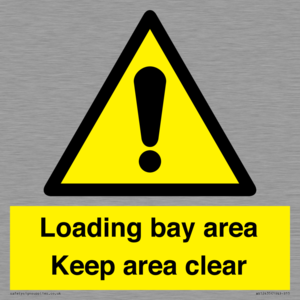 WV12435: Loading bay area Keep area clear