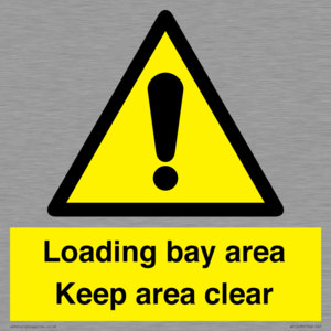WV12435: Loading bay area Keep area clear