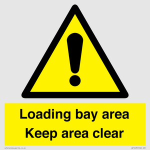 WV12435: Loading bay area Keep area clear
