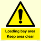 WV12435: Loading bay area Keep area clear