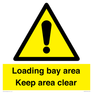 WV12435: Loading bay area Keep area clear