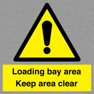 WV12435: Loading bay area Keep area clear