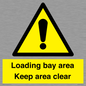 WV12435: Loading bay area Keep area clear