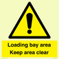 WV12435: Loading bay area Keep area clear