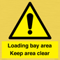 WV12435: Loading bay area Keep area clear