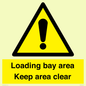 WV12435: Loading bay area Keep area clear