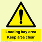 WV12435: Loading bay area Keep area clear