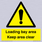 WV12435: Loading bay area Keep area clear
