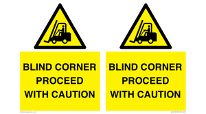 WV12472: BLIND CORNER PROCEED WITH CAUTION