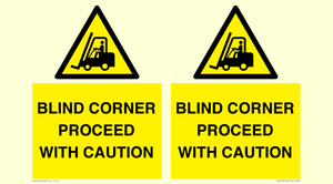 WV12472: BLIND CORNER PROCEED WITH CAUTION