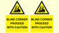 WV12472: BLIND CORNER PROCEED WITH CAUTION