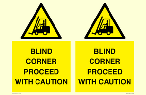 WV12472: BLIND CORNER PROCEED WITH CAUTION