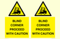 WV12472: BLIND CORNER PROCEED WITH CAUTION