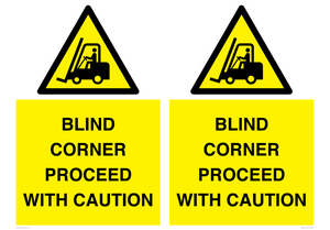 WV12472: BLIND CORNER PROCEED WITH CAUTION