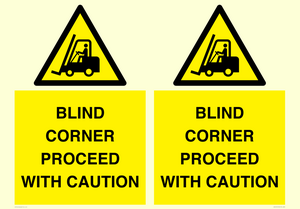 WV12472: BLIND CORNER PROCEED WITH CAUTION