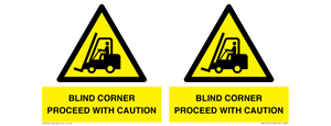 WV12472: BLIND CORNER PROCEED WITH CAUTION