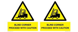 WV12472: BLIND CORNER PROCEED WITH CAUTION