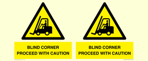 WV12472: BLIND CORNER PROCEED WITH CAUTION