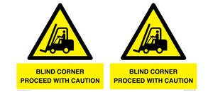 WV12472: BLIND CORNER PROCEED WITH CAUTION