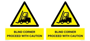 WV12472: BLIND CORNER PROCEED WITH CAUTION