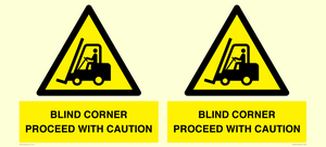 WV12472: BLIND CORNER PROCEED WITH CAUTION