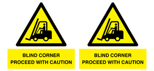 WV12472: BLIND CORNER PROCEED WITH CAUTION