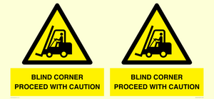 WV12472: BLIND CORNER PROCEED WITH CAUTION