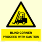 WV12472: BLIND CORNER PROCEED WITH CAUTION