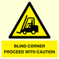 WV12472: BLIND CORNER PROCEED WITH CAUTION