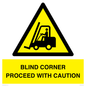 WV12472: BLIND CORNER PROCEED WITH CAUTION