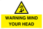 WV12623: WARNING MIND YOUR HEAD