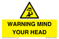 WV12623: WARNING MIND YOUR HEAD