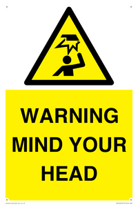 WV12623: WARNING MIND YOUR HEAD