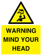 WV12623: WARNING MIND YOUR HEAD
