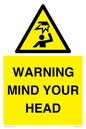 WV12623: WARNING MIND YOUR HEAD