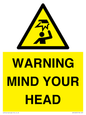 WV12623: WARNING MIND YOUR HEAD