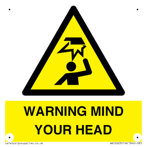WV12623: WARNING MIND YOUR HEAD
