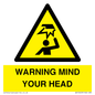 WV12623: WARNING MIND YOUR HEAD