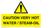 WV12625: CAUTION VERY HOT WATER / STEAM-OIL
