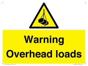 WV12764: Warning Overhead loads
