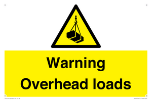 WV12764: Warning Overhead loads