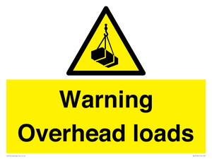 WV12764: Warning Overhead loads