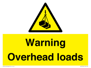 WV12764: Warning Overhead loads