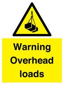 WV12764: Warning Overhead loads