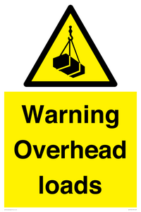 WV12764: Warning Overhead loads