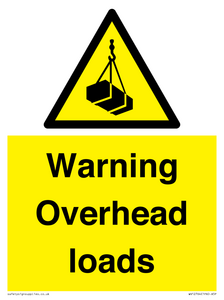 WV12764: Warning Overhead loads
