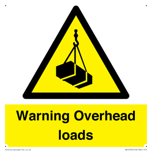 WV12764: Warning Overhead loads